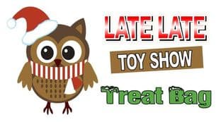10 OWL Late Late Toy Show Treat Bag Stickers