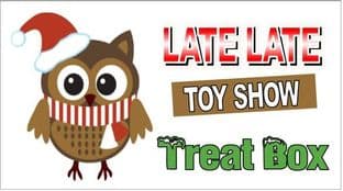 10 OWL Late Late Toy Show Treat Box Stickers