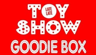 10 Red Late Late Toy Show Goodie Box Stickers