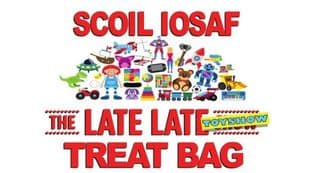 10 SCOIL IOSAF Late Late Toy Show Treat Bag Stickers