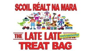 10 Scoil Réalt na Mara Late Late Toy Show Treat Bag Stickers