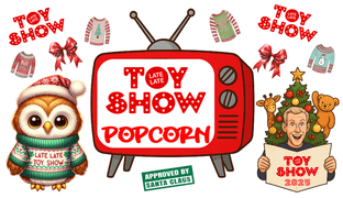 10 TV Late Late Toy Show Popcorn Stickers