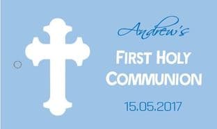 10 x Boy Communion Tag Design 3