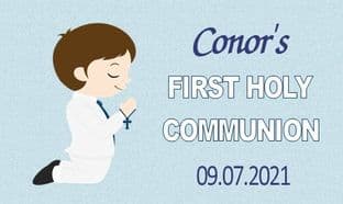 10 x Boy Communion Tag Design 4