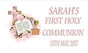 10 x Girl Communion Tag Design 1