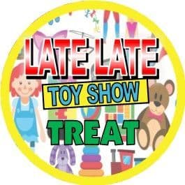 24 Toy Show Yellow Border Cupcake Toppers