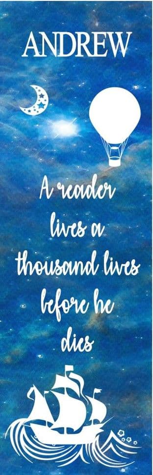 Air Balloon & Ship Bookmark