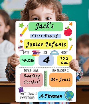 Aluminium Wipeable Reusable Board - ANY NAME