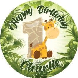 Animal Number Stickers