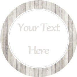 Any Occasion Your Text Stickers Grey Wood