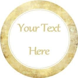 Any Occasion Your Text Stickers Parchment
