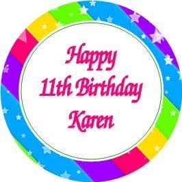 Any Occasion Your Text Stickers Rainbow