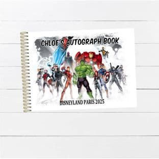 Avengers Wire Bound Autograph Book