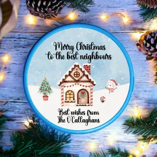 Best Neighbours House Design Circle Sweet Tub Sticker