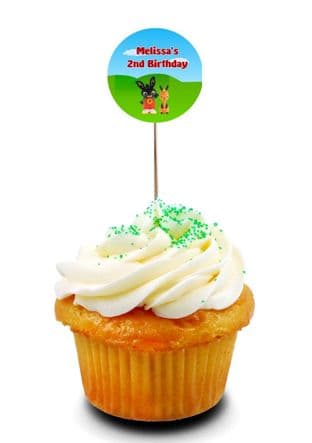 Bing Cupcake Picks/Toppers