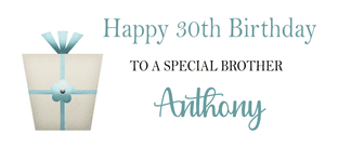 Birthday Gift Wallet Blue Gift