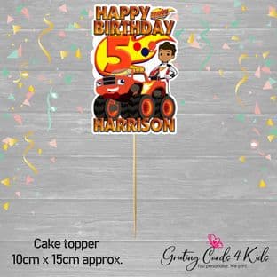 Blaze & the Monster Machines Cake Topper