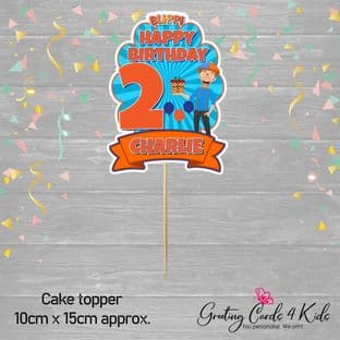 Blippi Cake Topper