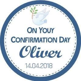 Blue Confirmation Sticker 4