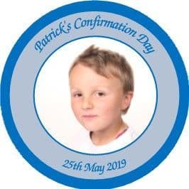 Blue Photo Confirmation Sticker