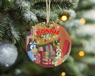 Bluey Acrylic Christmas Ornament Decoration