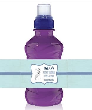 Boy Communion Bottle Label Wrapper Design 2