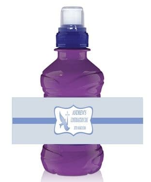 Boy Confirmation Bottle Wrapper Design 3