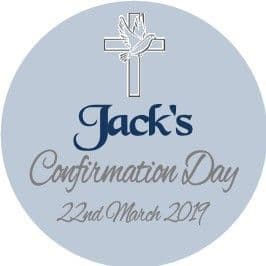 Boy Confirmation Sticker 2