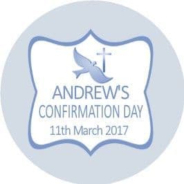 Boy Confirmation Sticker 3