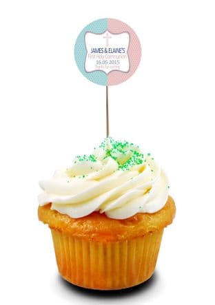 Boy Girl Cupcake Picks/Toppers Design 2