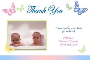 Boy / Girl Thank You Card Design 2