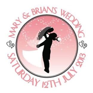 Bride & Groom Pink Sparkles