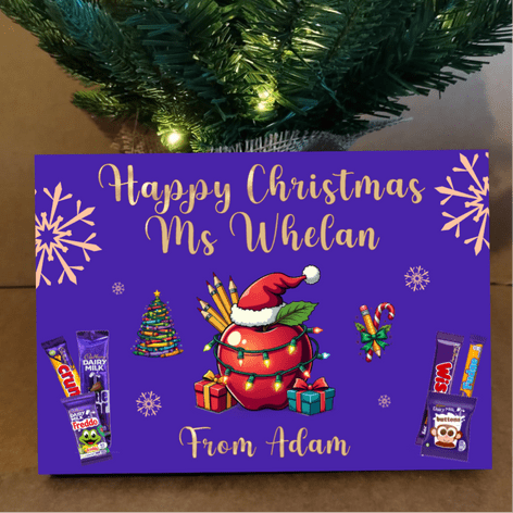 Cadbury Small Selection Box Label - Teacher 2