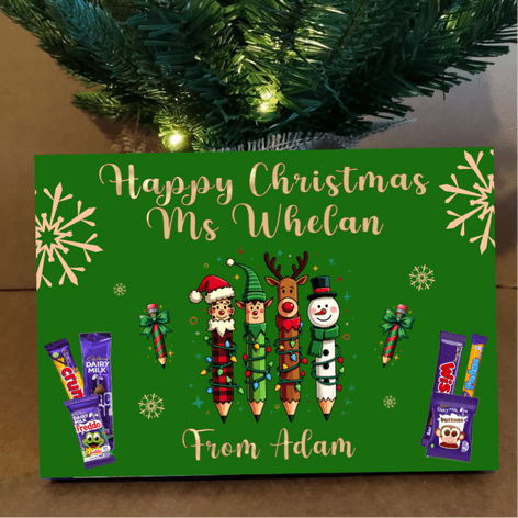 Cadbury Small Selection Box Label - Teacher 3