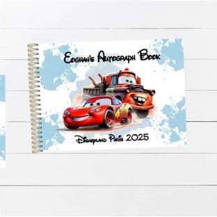 Cars Wire Bound Autograph Book