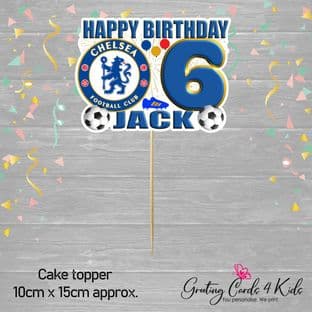 Chelsea FC Cake Topper