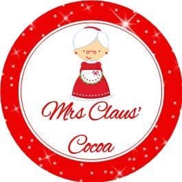 Christmas Mrs Claus' Cocoa Sticker Design 1