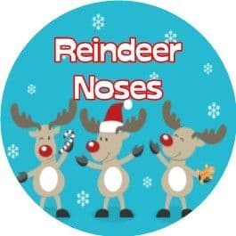 Christmas Reindeer Noses Sticker
