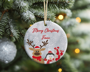 Christmas Theme Acrylic Christmas Ornament Decoration