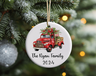 Christmas Truck Christmas Ornament Decoration