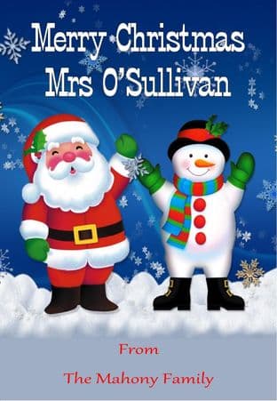 Christmas Wine Label Design 6