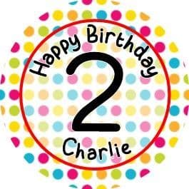 Coloured Dots Any Age