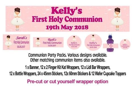 Communion Party Pack - various designs