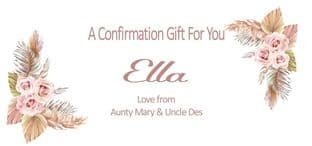 Confirmation Gift Wallet Pampass Grass Design