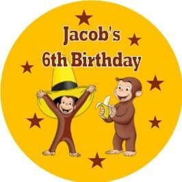 Curious George Stickers.