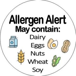 Custom Sticker - Sweet Times Allergen