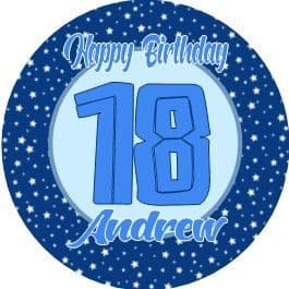 Dark Blue Star Any Age