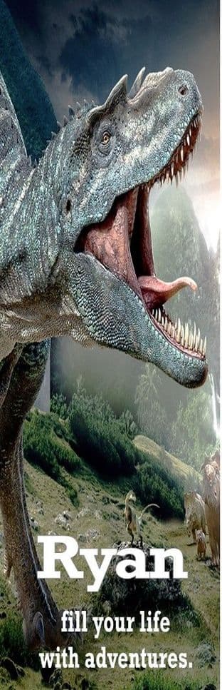 Dinosaur Bookmark Design 1