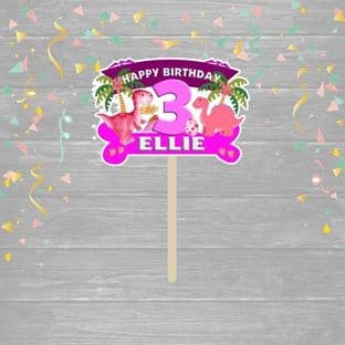 Dinosaur Theme Cake Topper Design 2