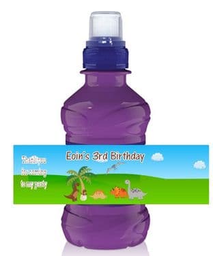 Dinosaurs Bottle Label Wrapper.